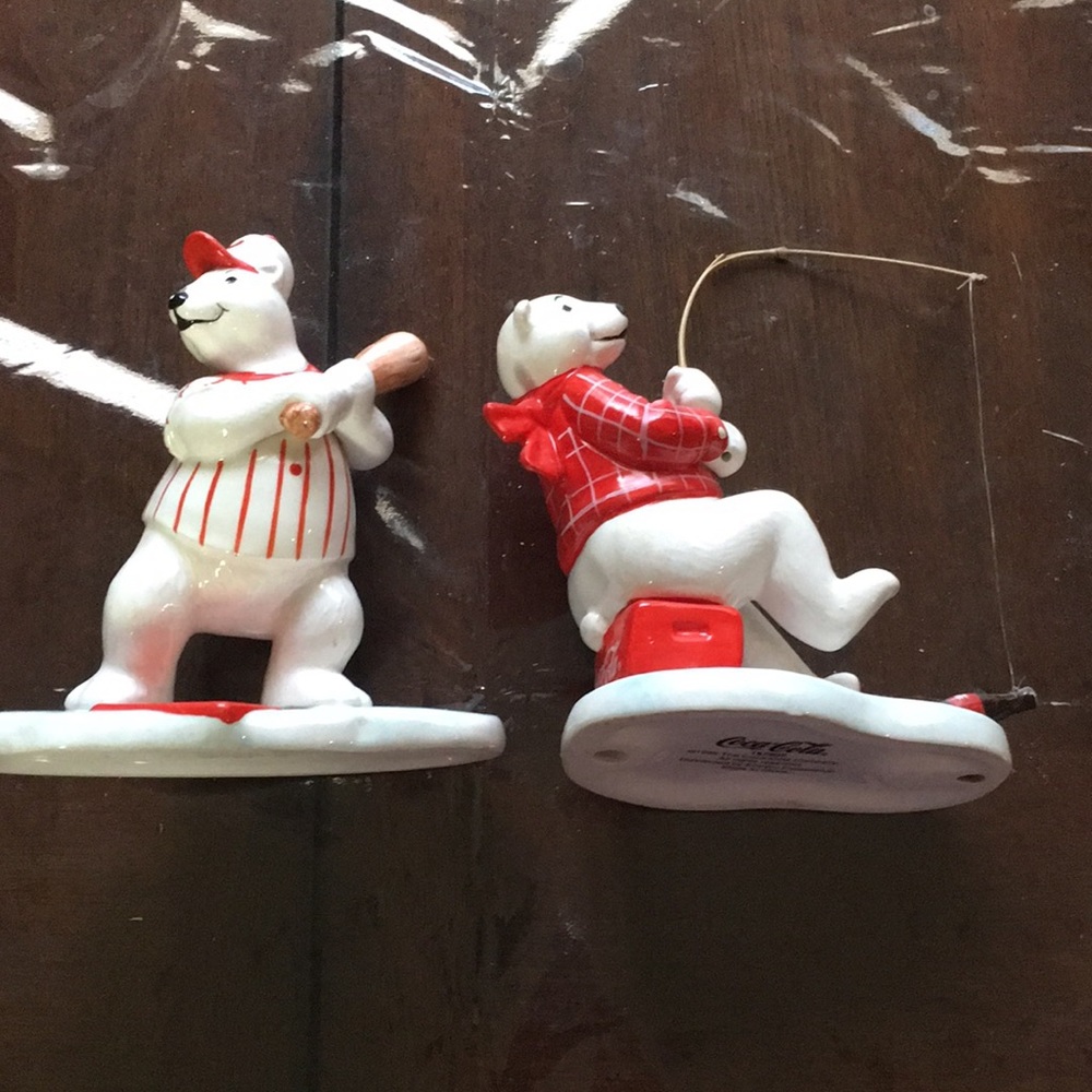 Coca-Cola Bear Mini Statues
